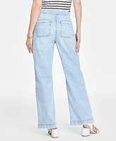 On 34th Women's Sailor High-Rise Wide-Leg Jeans, Regular & Short, Created for Macy's