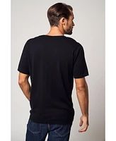 Bellemere Men's V-Neck Cotton Cashmere T-Shirt