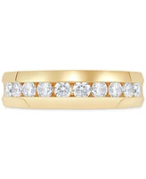 Men's Diamond Band (1 ct. t.w.) in 14k White Gold (Also in 14k Yellow Gold)