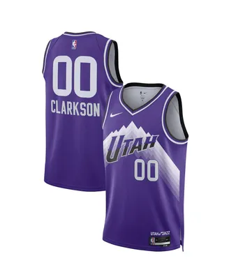 Men's and Women's Nike Jordan Clarkson Purple Utah Jazz 2023/24 Swingman Jersey - City Edition