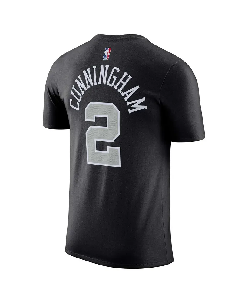 Men's Nike Cade Cunningham Black Detroit Pistons 2023/24 City Edition Name and Number T-shirt