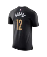 Men's Nike Ja Morant Black Memphis Grizzlies 2023/24 City Edition Name and Number T-shirt