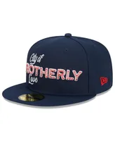 Men's New Era Navy Philadelphia 76ers 2023/24 City Edition 59FIFTY Fitted Hat