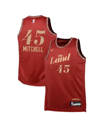 Big Boys Nike Donovan Mitchell Wine Cleveland Cavaliers 2023/24 Swingman Replica Jersey - City Edition
