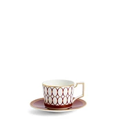 Wedgwood Renaissance Red China Coffee Cup and Saucer