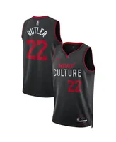 Men's and Women's Nike Jimmy Butler Black Miami Heat 2023/24 Swingman Jersey - City Edition