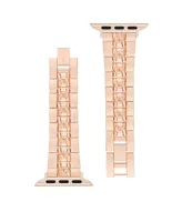 Nine West Women's Rose Gold-Tone Alloy Bracelet Compatible with 42mm, 44mm, 45mm, Ultra and Ultra 2 Apple Watch - Rose Gold