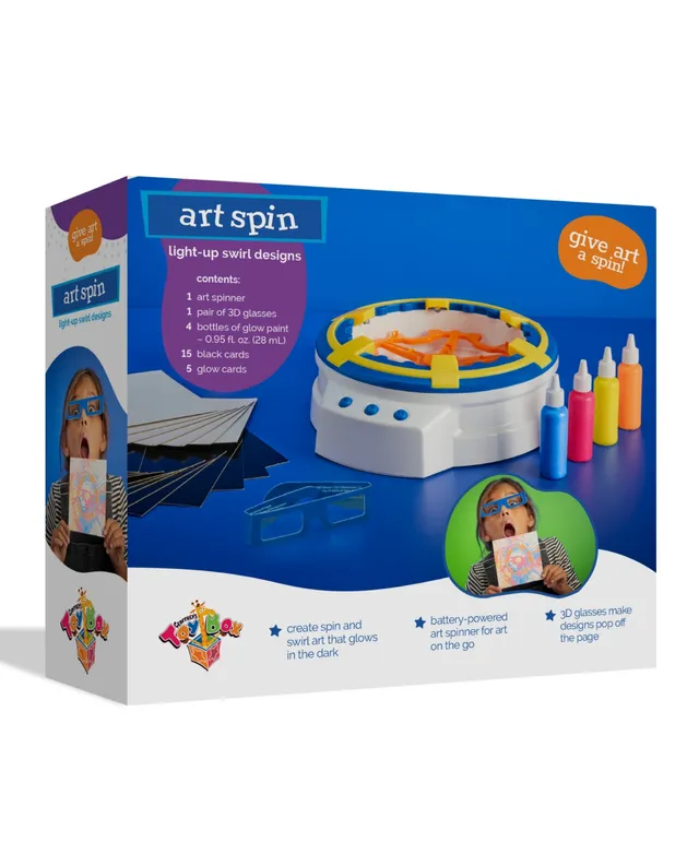 Geoffrey's Toy Box 3D Spin Art Light-Up Swirl Design for Kids 6 Years and Up, Created for Macy's