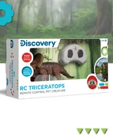 Discovery Rc Triceratops Led Infrared Remote Control Toy