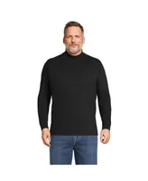 Lands' End Men's Big & Tall Super-t Mock Turtleneck T-Shirt