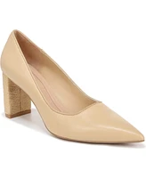 Franco Sarto Women's Giovanna Pointed Toe Block Heel Pumps