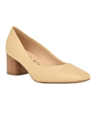 Calvin Klein Women's Alanta Block Heel Dress Pumps