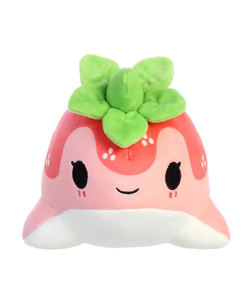 Aurora Small Strawberry Nomwhal Tasty Peach Enchanting Plush Toy Pink 7"