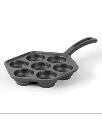 Commercial Chef Cast Iron Danish Aebleskiver Pan