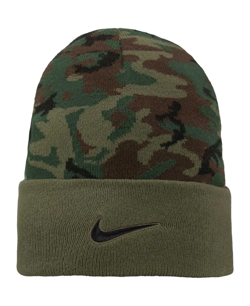 Men's Nike Camo Purdue Boilermakers Military-Inspired Pack Cuffed Knit Hat