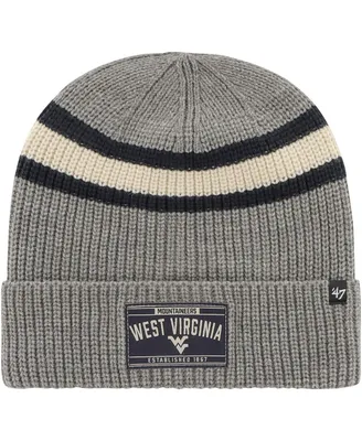 Men's '47 Brand Charcoal West Virginia Mountaineers Penobscot Cuffed Knit Hat