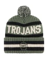 Men's '47 Brand Green Usc Trojans Oht Military-Inspired Appreciation Bering Cuffed Knit Hat with Pom