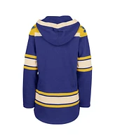 Women's '47 Brand Blue St. Louis Blues Superior Lacer Pullover Hoodie