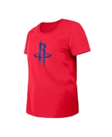 Women's New Era Red Houston Rockets 2023/24 City Edition T-shirt