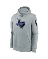 Big Boys Nike Silver Dallas Mavericks 2023/24 City Edition Courtside Pullover Hoodie