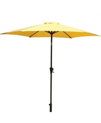 9' Pole Umbrella With Carry Bag, Yellow