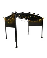 Retractable Canopy Pergola for Outdoor Spaces