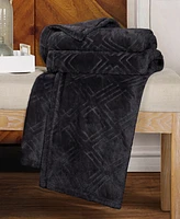 Superior Diamond Flannel Fleece Plush Ultra-Soft Blanket