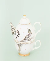 Yvonne Ellen Cheeky Cheetah Tea for One Set