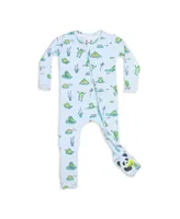 Bellabu Bear Unisex Baby Frogs Convertible Footie Pajamas