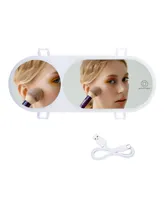 Byootique Car Visor Vanity Mirror w/ Led Light Sun Visor Cosmetic Mirror Travel