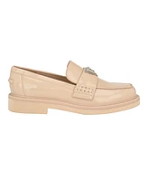 Guess Women's Shatha Logo Hardware Slip-on Almond Toe Loafers