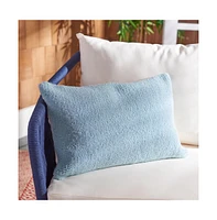 Safavieh Indoor/Outdoor Soleil Solid 12" x 20" Pillow (Set of 2)