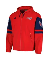 Men's adidas Red Washington Capitals Full-Zip Hoodie