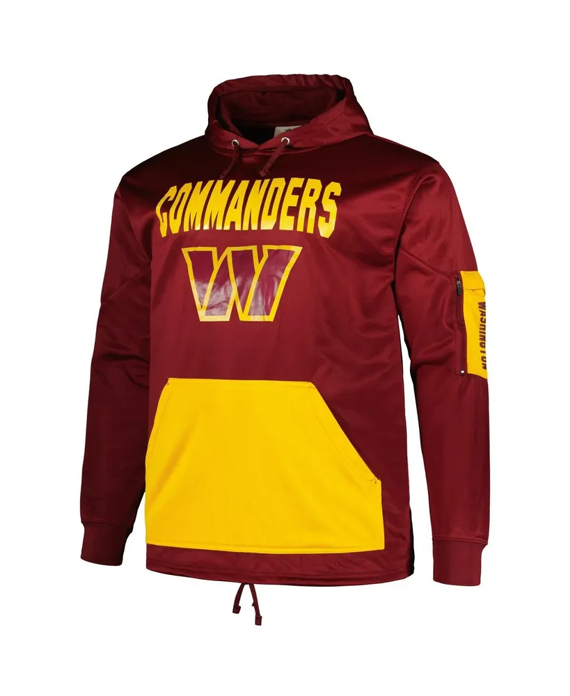 Men's Fanatics Burgundy Washington Commanders Big and Tall Pullover Hoodie