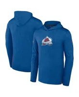 Men's Fanatics Blue Colorado Avalanche Authentic Pro Lightweight Pullover Hoodie