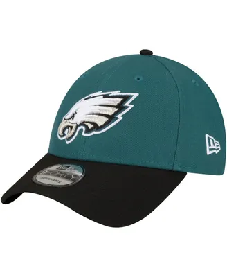 Men's New Era Midnight Green, Black Philadelphia Eagles The League Two-Tone 9FORTY Adjustable Hat