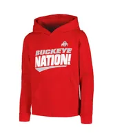 Big Boys Scarlet Ohio State Buckeyes Rep Mine Pullover Hoodie