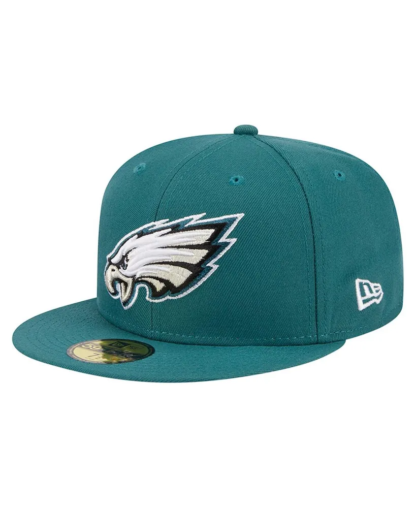 Men's New Era Midnight Green Philadelphia Eagles Main 59FIFTY Fitted Hat