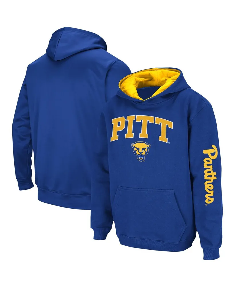 Big Boys Colosseum Royal Pitt Panthers 2-Hit Pullover Hoodie