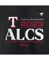 Men's Fanatics Black Texas Rangers 2023 Division Series Winner Locker Room Big and Tall T-shirt