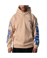 Men's and Women's The Wild Collective Cream Buffalo Bills Heavy Block Graphic Pullover Hoodie