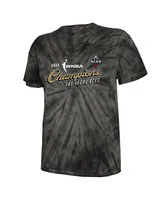 Men's and Women's Stitches Black Las Vegas Aces 2023 Wnba Finals Champions Tie-Dye T-shirt