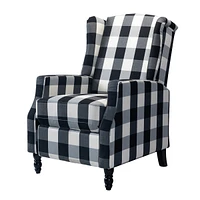 Franco Genuine Leather Manual Recliner
