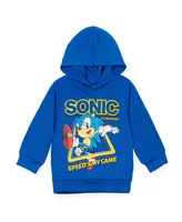 Sega Boys Sonic The Hedgehog Fleece Hoodie Blue