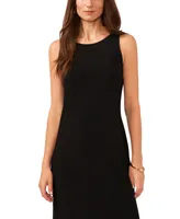 Vince Camuto Women's Crewneck Back Keyhole Sleeveless Dress