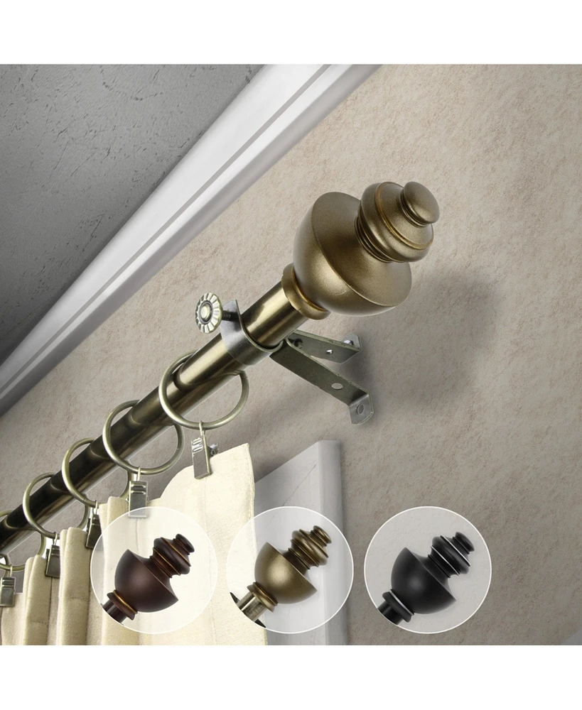 Dynasty 13/16" Curtain Rod 66-120"