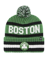 Men's '47 Brand Kelly Green Boston Celtics Bering Cuffed Knit Hat with Pom