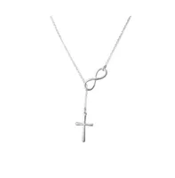 Infinity Cross Necklace