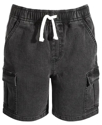 Epic Threads Toddler and Little Boys Drawstring Denim Cargo Shorts, Created for Macy's