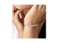 Marquise Cut Cubic Zirconia Tennis Bracelet with Cubic Zirconia